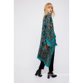 Lightweight Kimono Sweater Featured in a Colorful Pattern